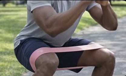 Elastic Resistance Bands Set for Yoga, Pilates, and Strength Training - 5-Pack